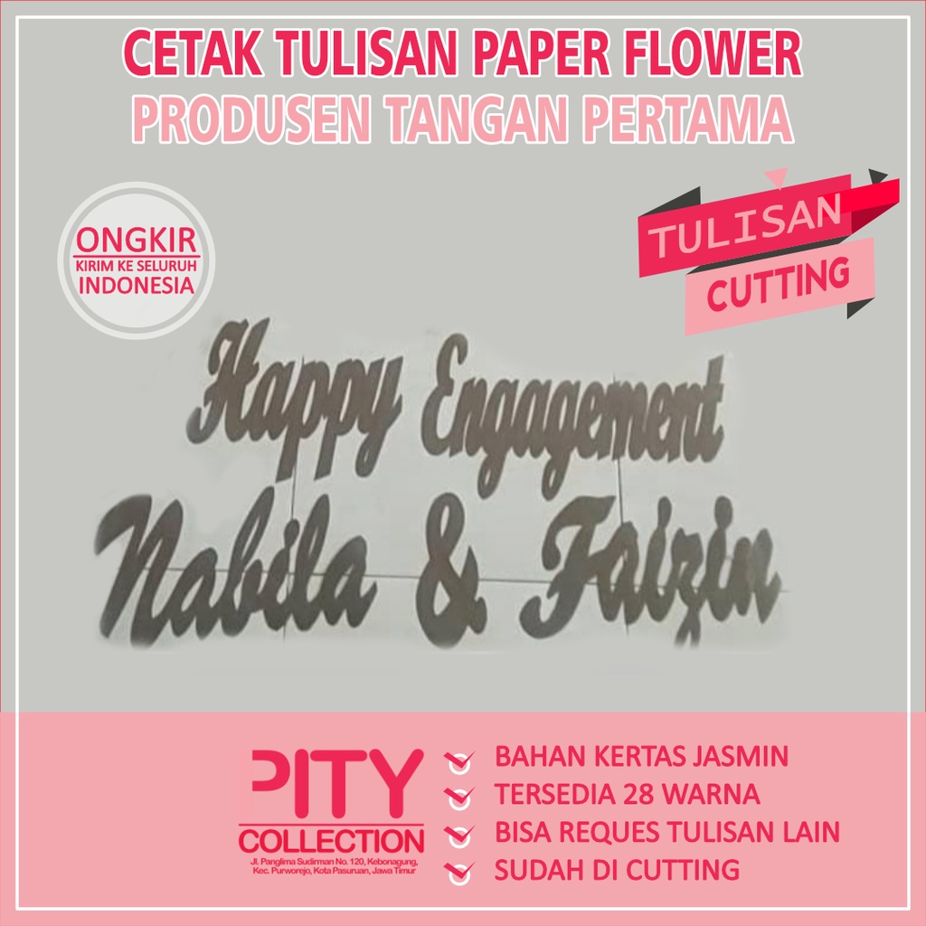 

NAMA TAMBAHAN PAPER FLOWER
