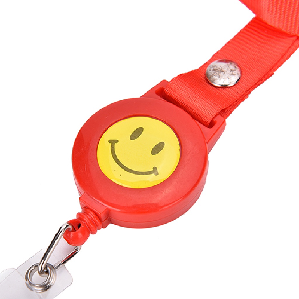 Klip Sabuk Lanyard Holder Kartu Nama ID Dapat Ditarik