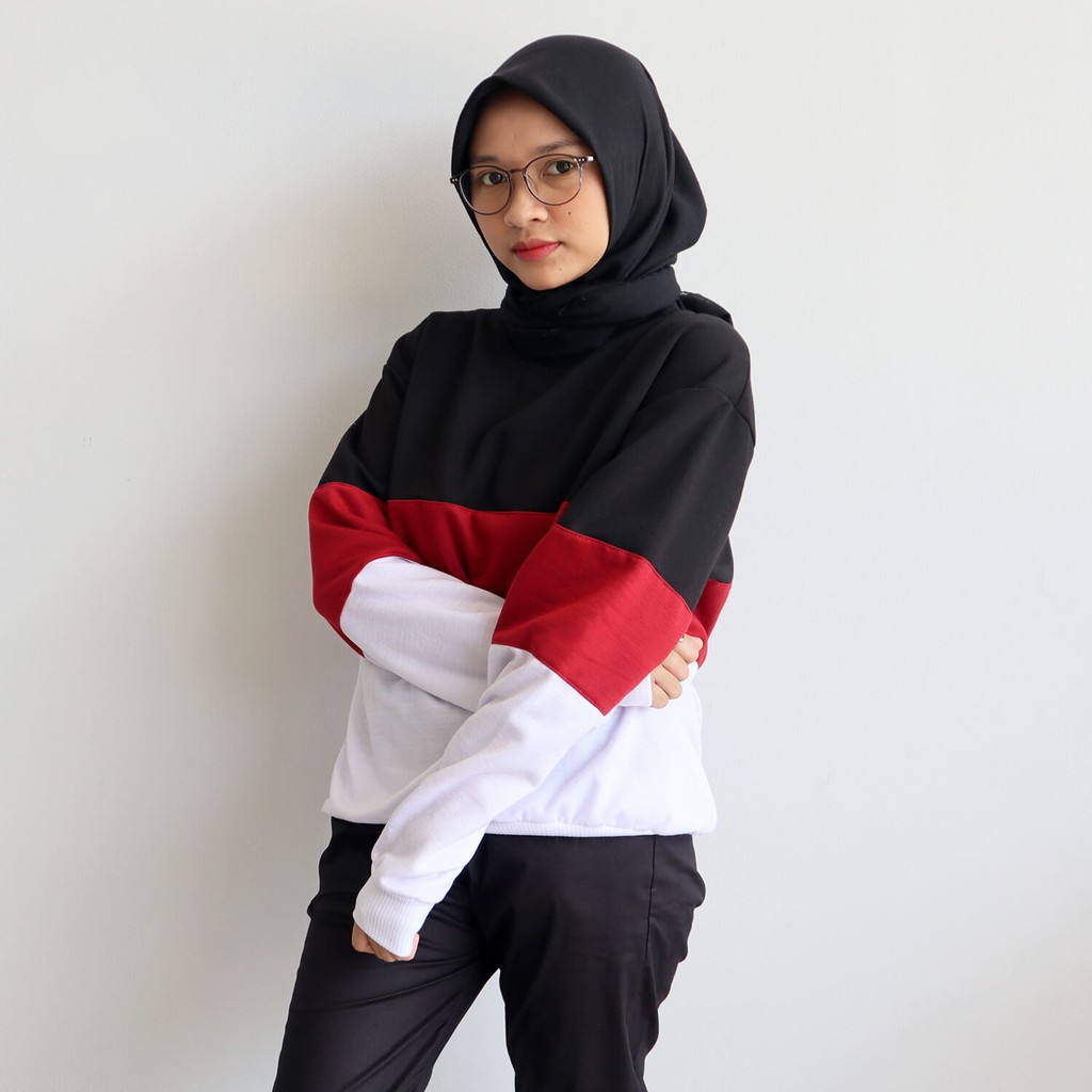 JAKET SWEATER KOREA STYLE PINK PREMIUM SPORTY