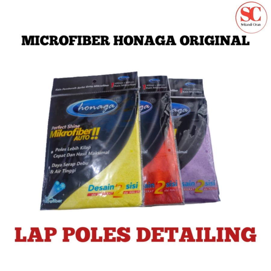 Kain Lap Microfiber Honaga Auto Detailing