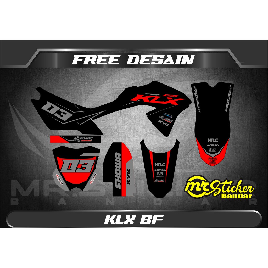 Decal klx bf grafis