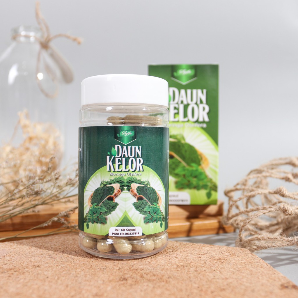 Kapsul Ekstrak daun kelor Moringa Oliefera Syifa Herbal - Daun Kelor Moringa Oleifera 60 Kpsl