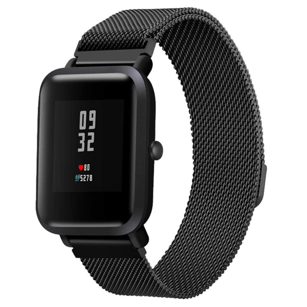 Strap Milanese Loop Untuk Samsung Galaxy Watch 42MM / Active 1 2 40mm 44mm / Amazfit GTS Lugs 20mm