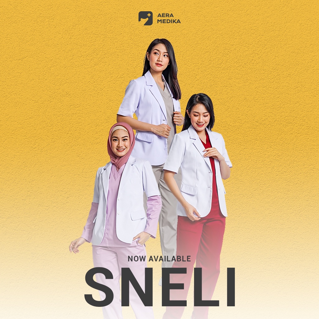 Jas Dokter / Snelli Lengan Pendek/Panjang Premium - AERA MEDIKA