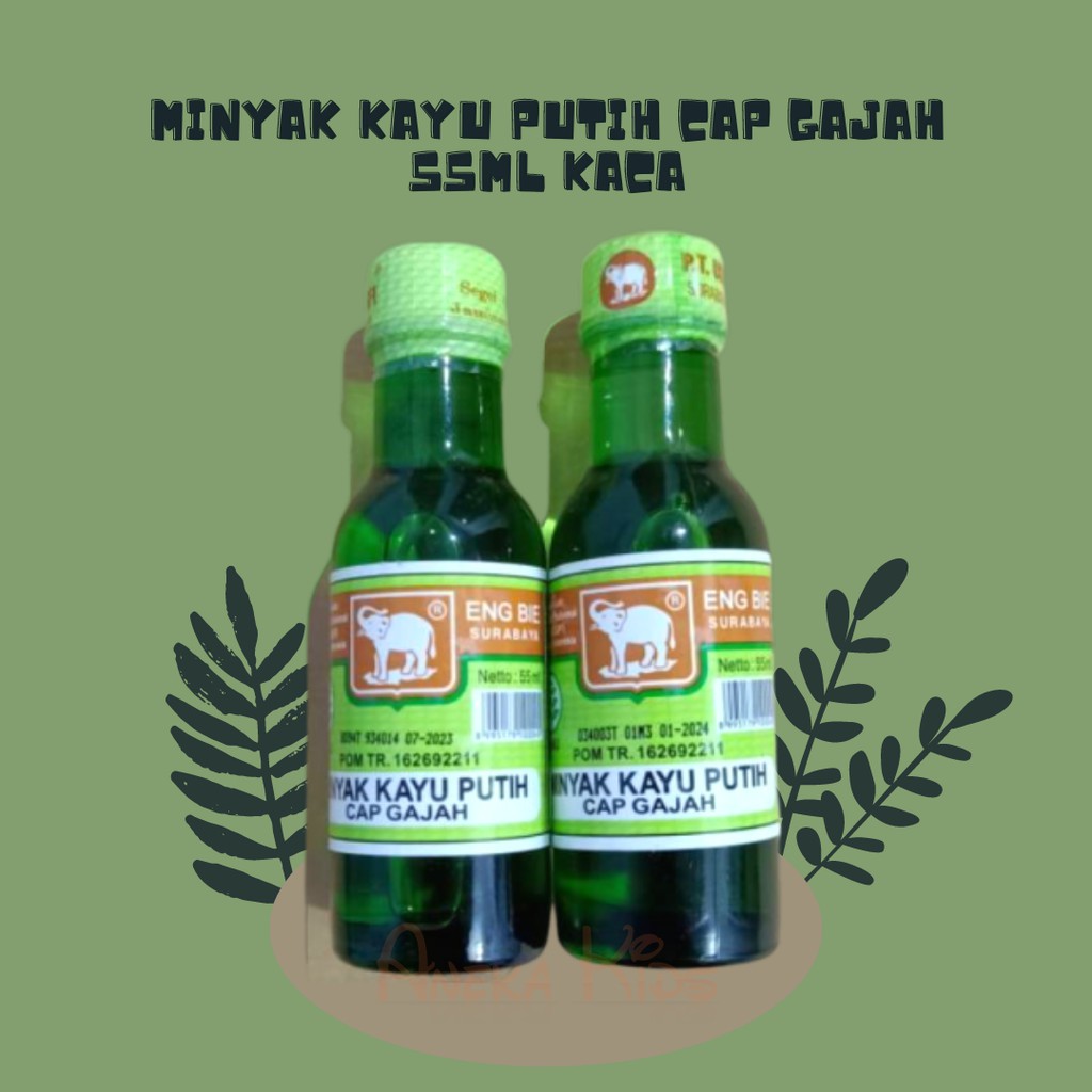 Cap Gajah Minyak Kayu Putih  55ml Botol Kaca