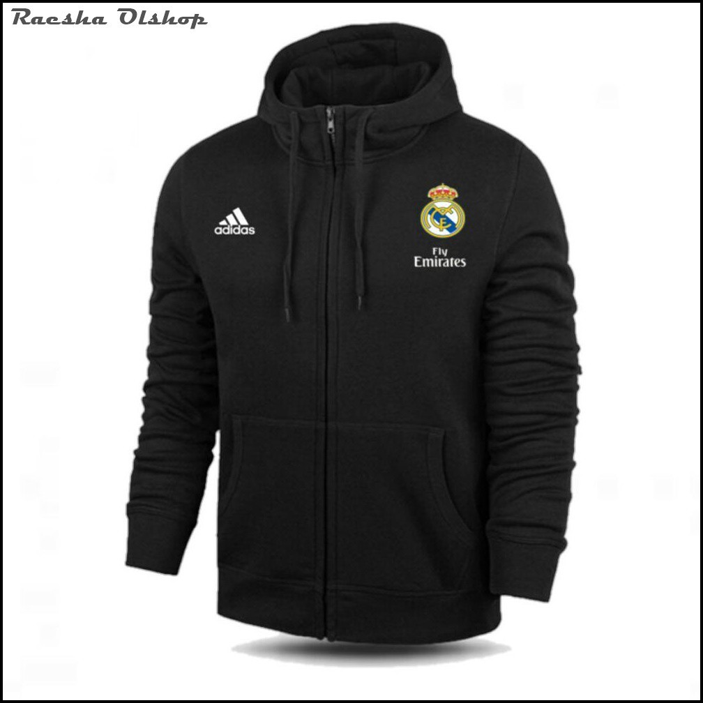 Jaket Real Madrid MADRIDISTA Zipper / All Size / 4 Pilihan Warna/S M L XL XXL XXXL XXXXL XXXXXL
