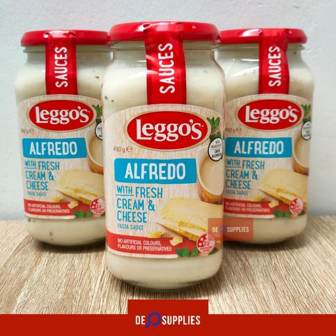 

Leggos Alfredo Pasta Sauce 490gr - Saus Pasta Leggo's Cream & Cheese
