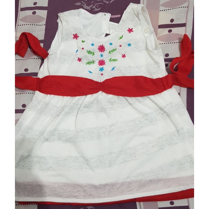 Preloved baju bayi/dress hipo baby uk S, 6-12m