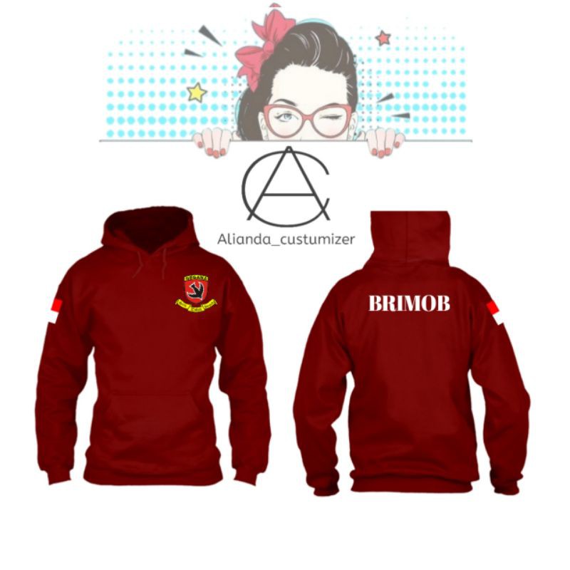 HOODIE PRIA GEGANA BRIMOB