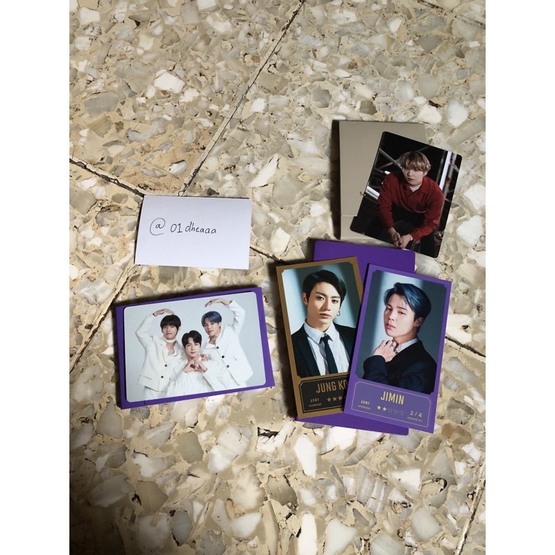 MESSAGE PHOTO MINI PC BBC MOTS ONE JUNGKOOK JIMIN SUGA