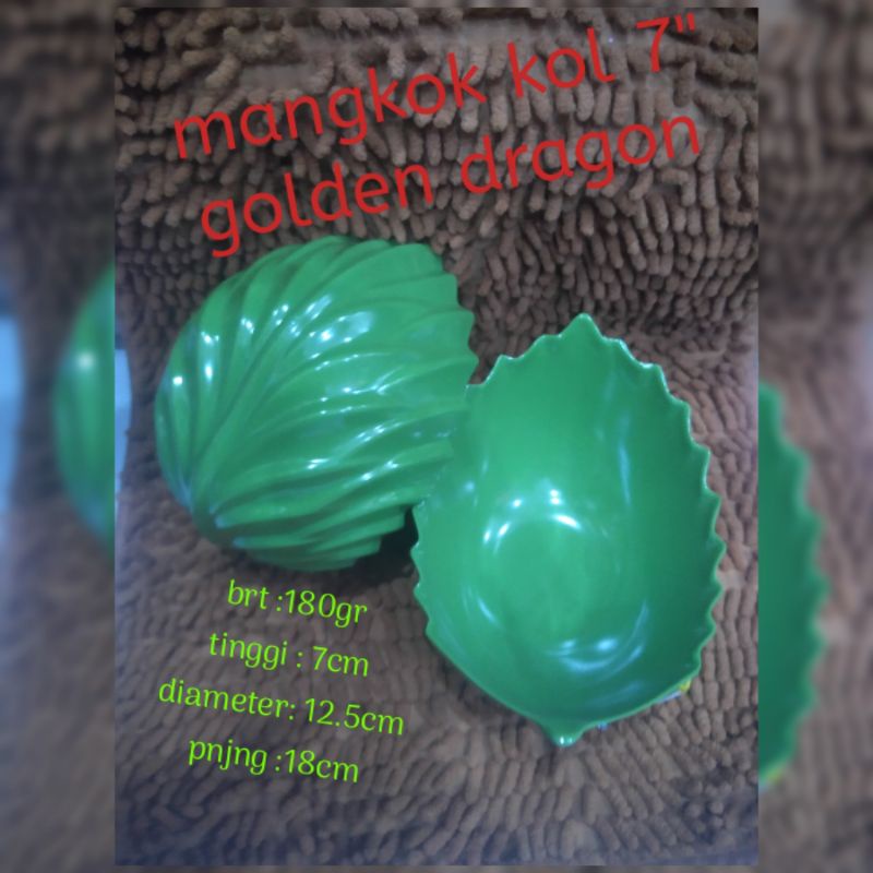 mangkok melamin "Golden Dragon"