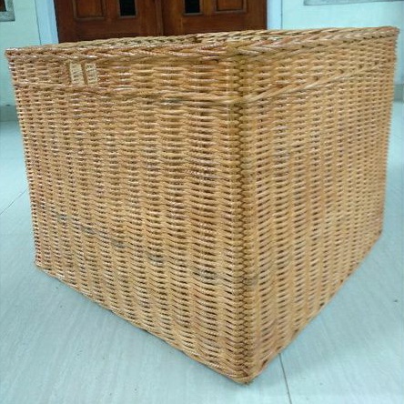 keranjang rotan besar ukuran 50 X 50 X 40 cm