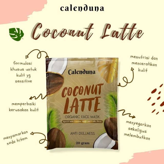 CALENDUNA FACE MASK Kecantikan Masker Wajah Anak Masker Organik Masker Muka  Masker Wajah Bubuk