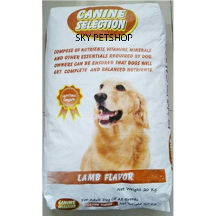 Terbaru Makanan anjing dogfood canine selection lamb 20kg Spesial