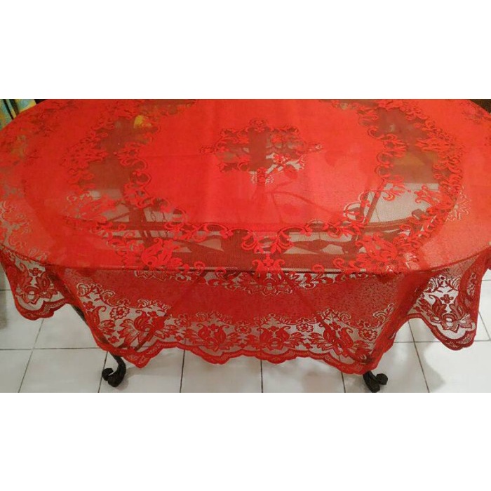 Taplak Meja Makan - Ramadan Promo - Taplak Meja Makan Bulat 6-8 Kursi