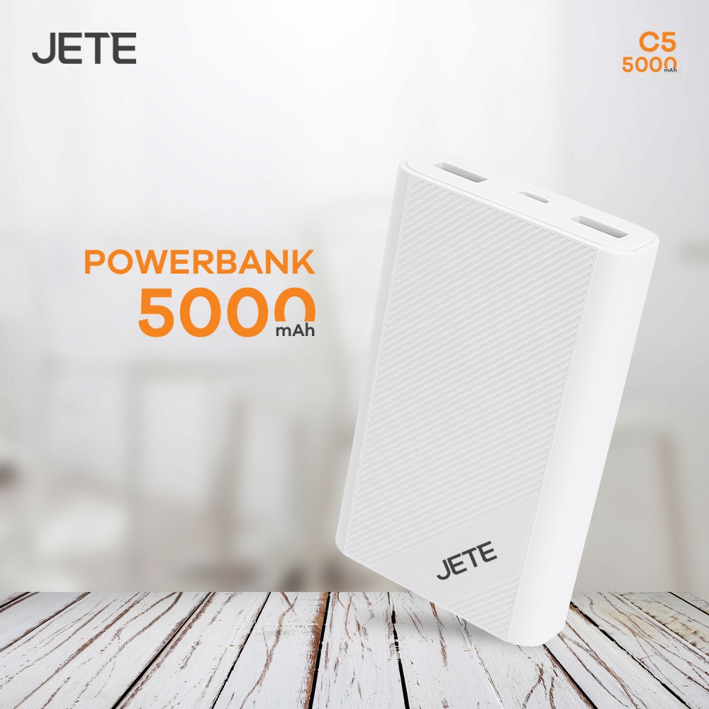 POWERBANK JETE C5 5000mAh - ORIGINAL JETE