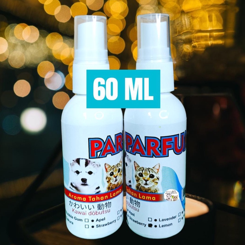 parfum kawai dobutsu 60 ml kucing dan anjing