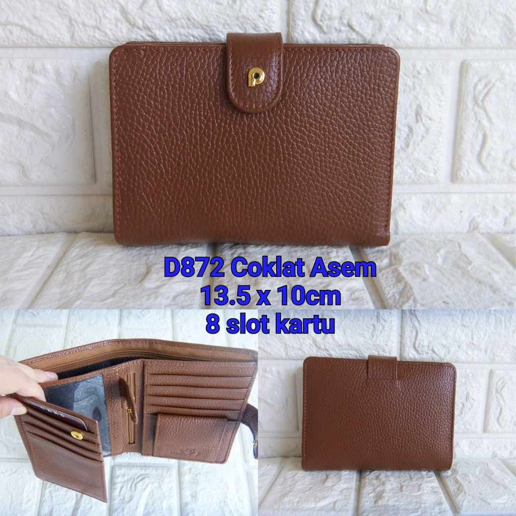 Dompet Kulit Papillon Original D872 Asem