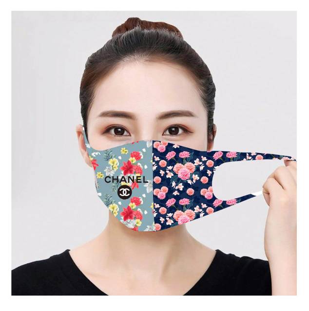 Masker scuba motif