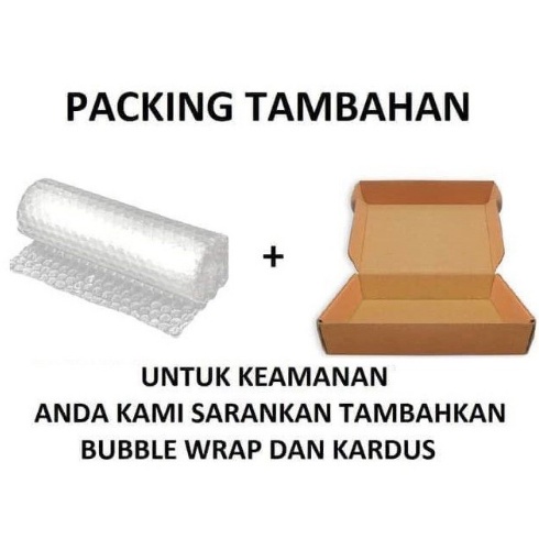 

*GP* + AMAN TAMBAH PACKINGAN KARDUS FREE BUBBLE WRAP PELINDUNG TEMPERED GLASS