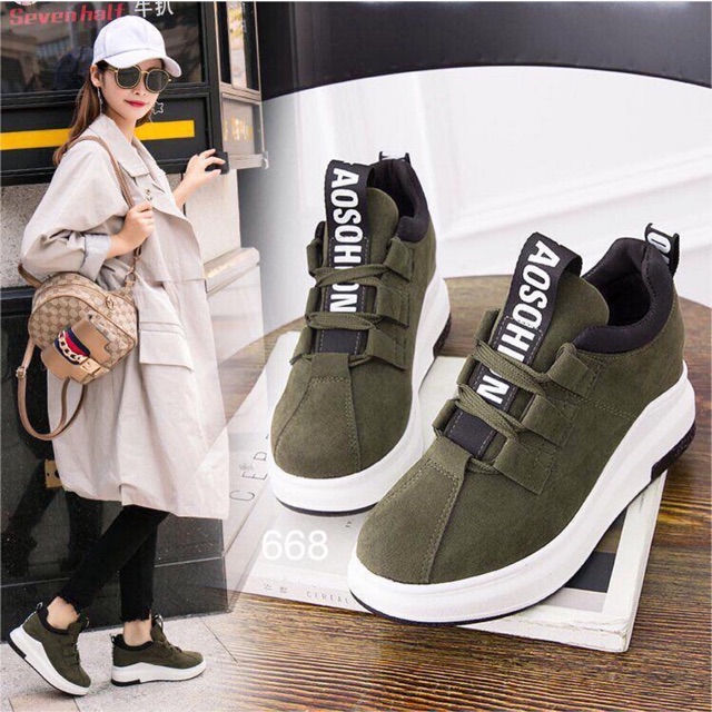 Sneakers r668 sepatu wanita import