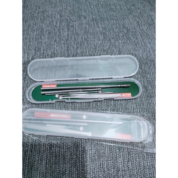 Korek Kuping Set 5 in 1 Best seller/Korek Kuping pembersih kotoran Telinga/Korek kuping Stainless