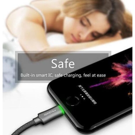 ┏( ͡❛ ͜ʖ ͡❛)┛ MCDODO 1.8 M USB AUTO DISCONNECT LIGHTNING DATA CABLE FAST CHARGING =