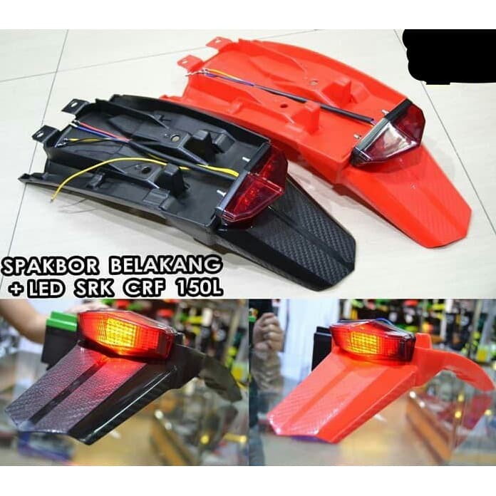 Spakbor Belakang CRF 150 Lampu Led Tail Led CRF 150