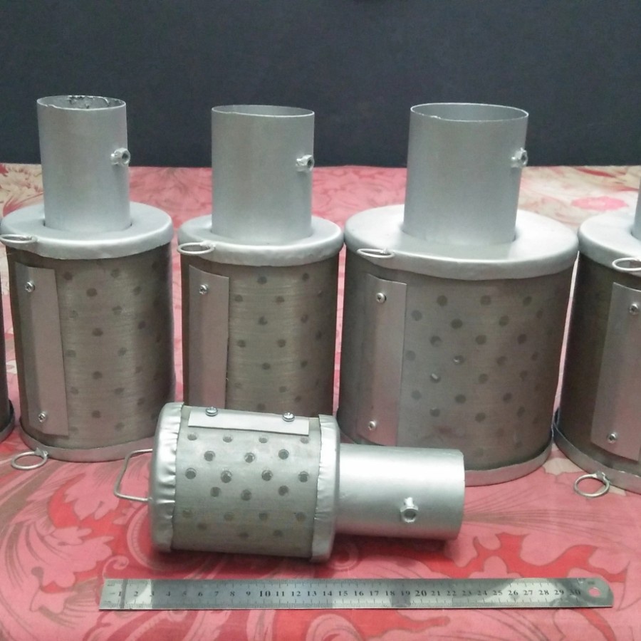 Flame Trap knalpot, Saringan Polusi 4 inch