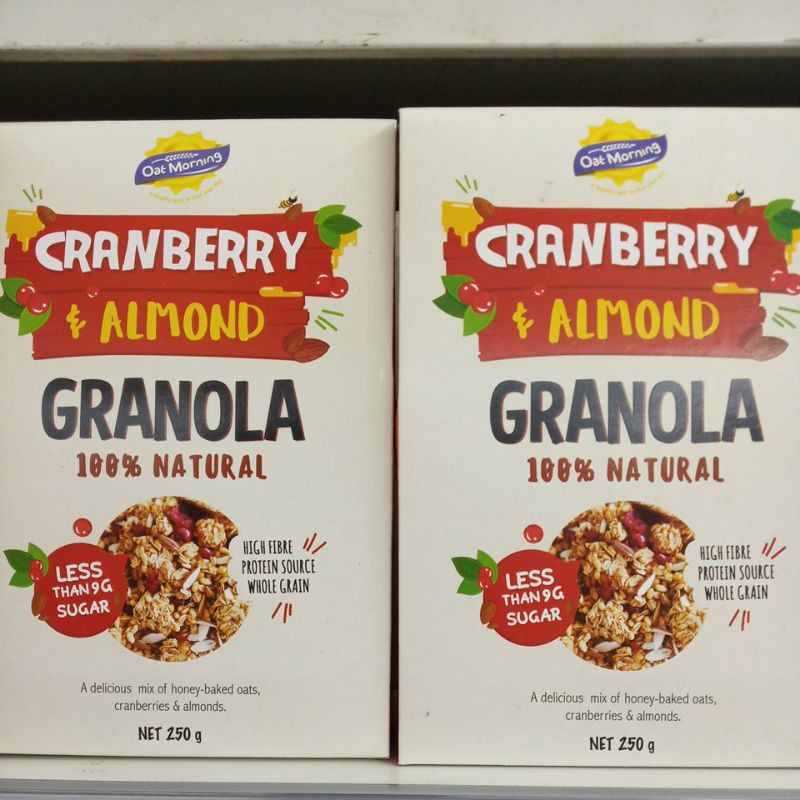 

GRANOLA CRANBERRY DAN ALMOND 250G