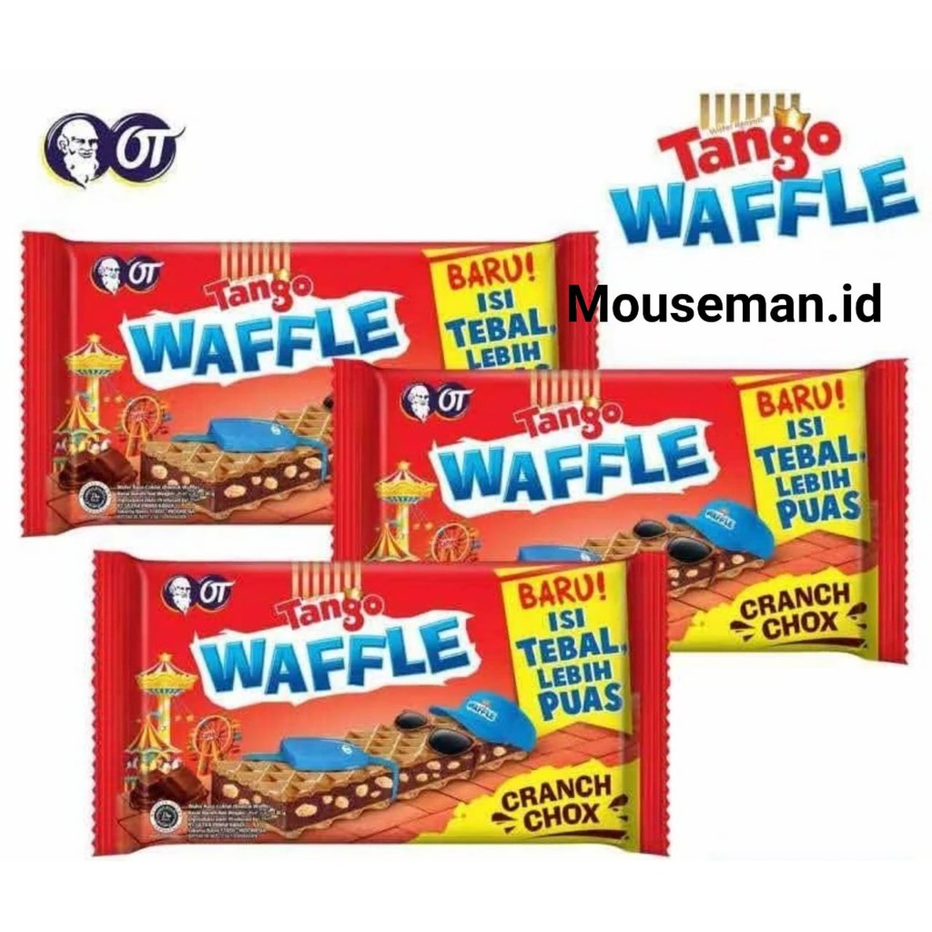 

kelontong_Tango Waffle Cranch chox Chocolate 35 Gram