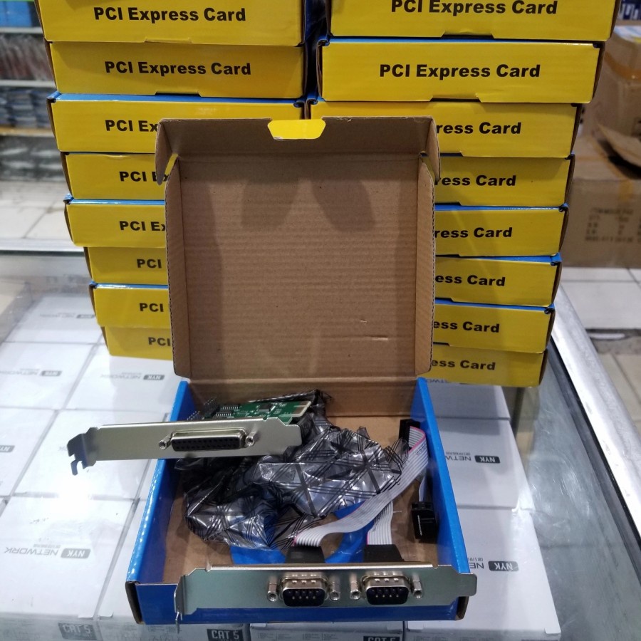 Pci Xpress serial parallel card / PCI Express 1 Pararel + 2 Serial Port I/O Card