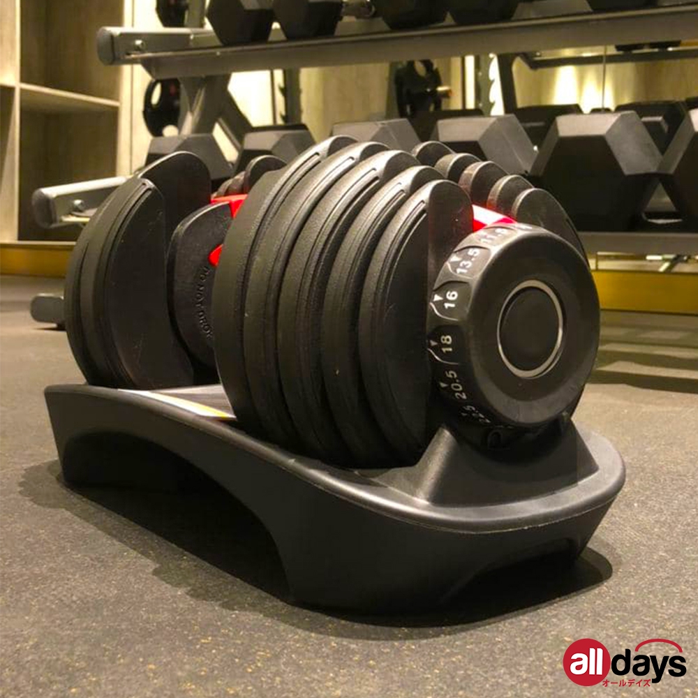 Alldays Adjustable Dumbell / Barbel Fitness Berat 2.5 kg - 24 kg [DAPAT 2 PCS]