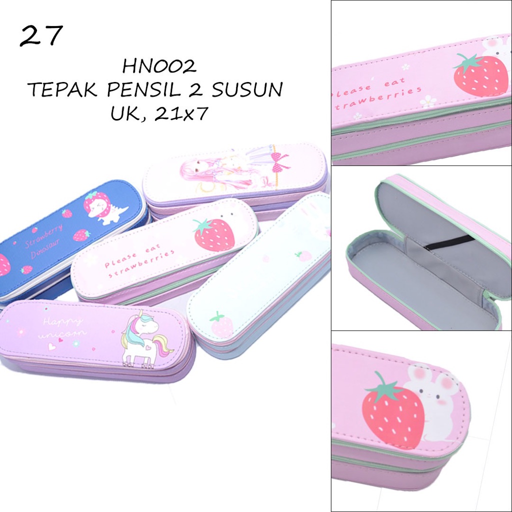 Tempat Kosmetik - Tempat Pensil Alis Serbaguna 2 ruang 1054