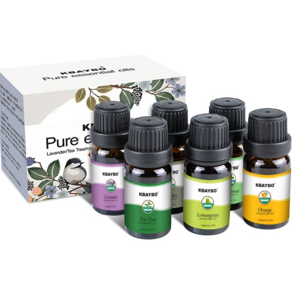 Taffware HUMI Pure Essential Fragrance Oils Minyak Aromatherapy Diffusers 10ml 6 PCS - K-E7