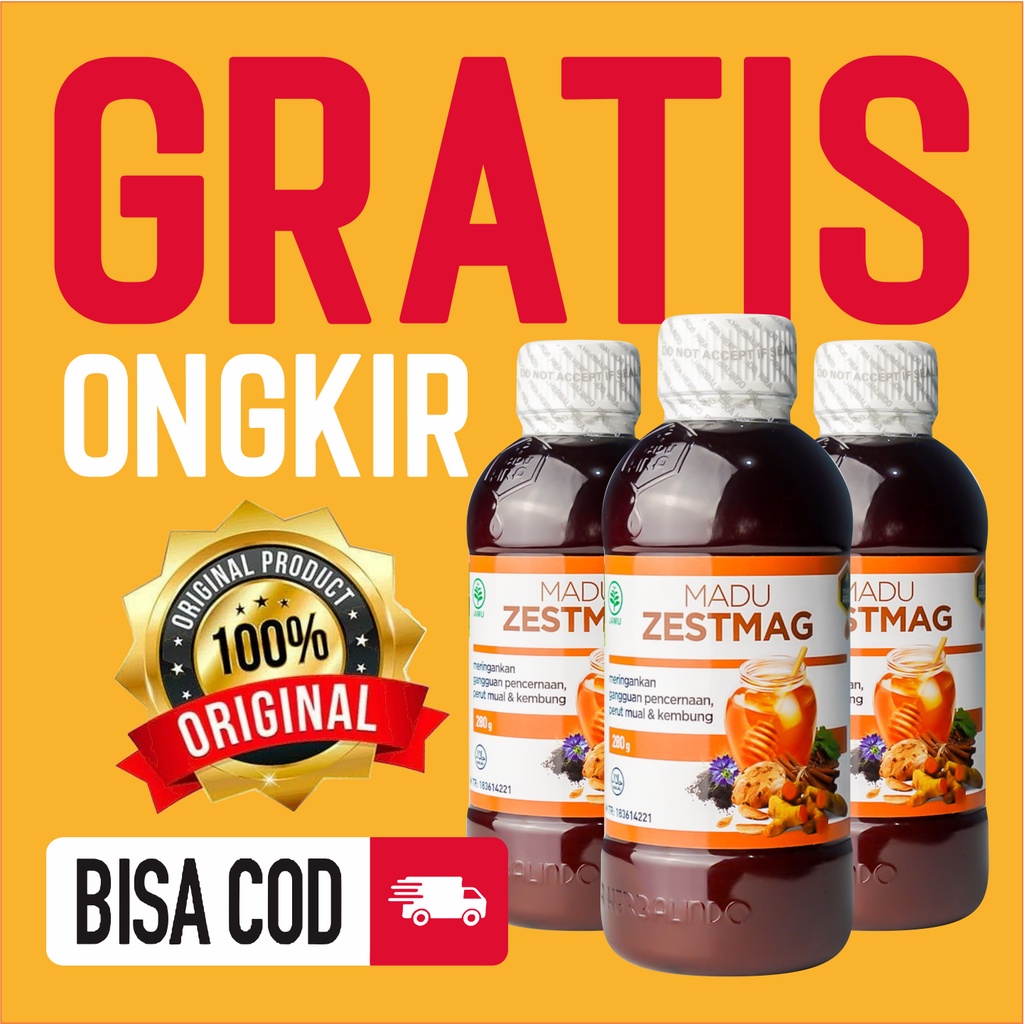 

PROMO COD - Madu Zestmag Obat herbal Asam Lambung Zetmag Zesmag Zetmaag