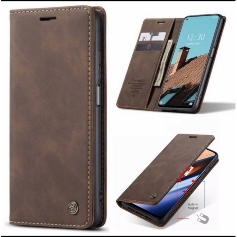 Case Oppo Reno 4 / Reno 4F / Reno 4 Pro Flipcase Dompet Kulit Leather Original Premium Case Cover