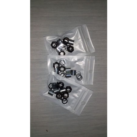 Skateboard Paket Axle Nuts + Ring Washer + Spacer new not second / bekas