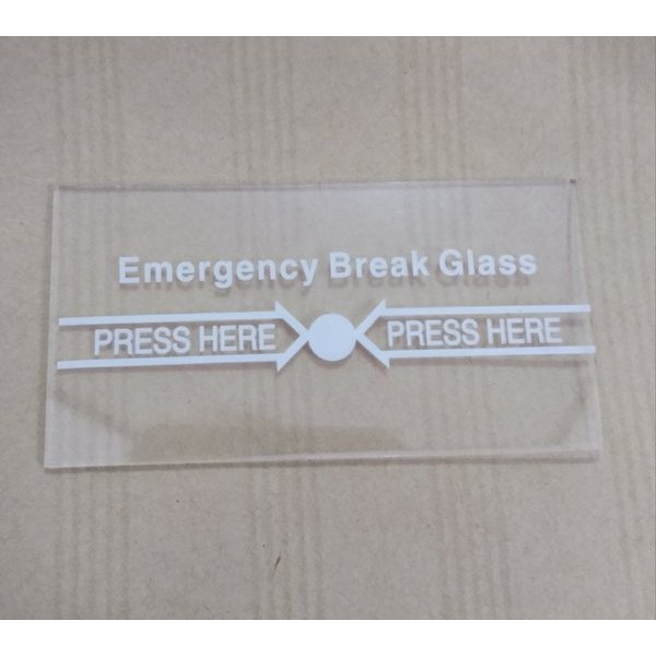 Alat pendeteksi kebakaran GLASS only KACA Emergency Break Glass Fire Access Control Door Release