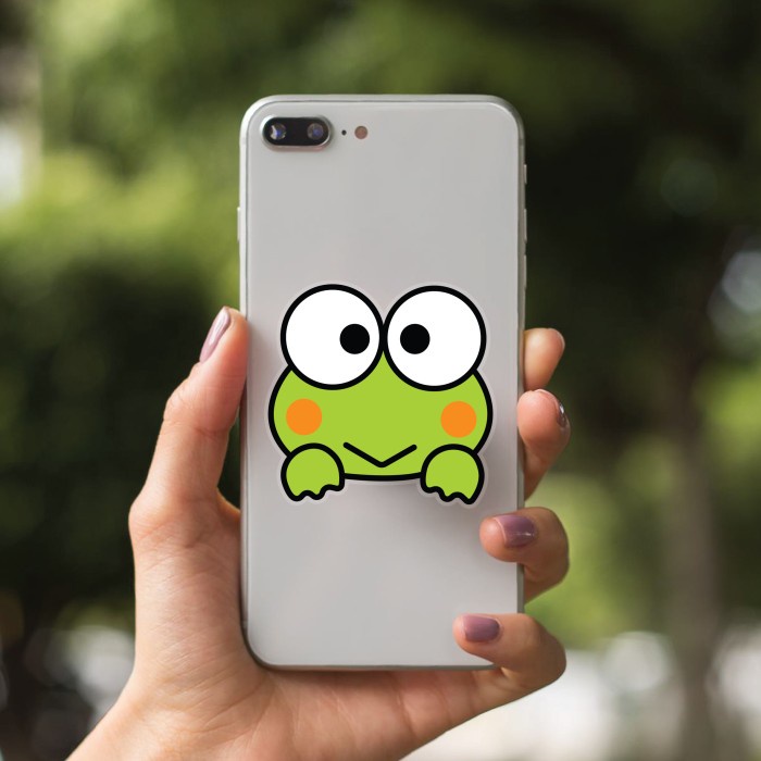 Otello Griptok Keroppi Karakter Kartun Akrilik Phone Grip Pop Stand Socket HP Acrylic