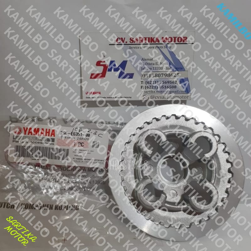 (100% ASLI ) Plate Pressure jupiter mx (2S6) tutup kopling 0/ 2S6-E6351-00 mantap