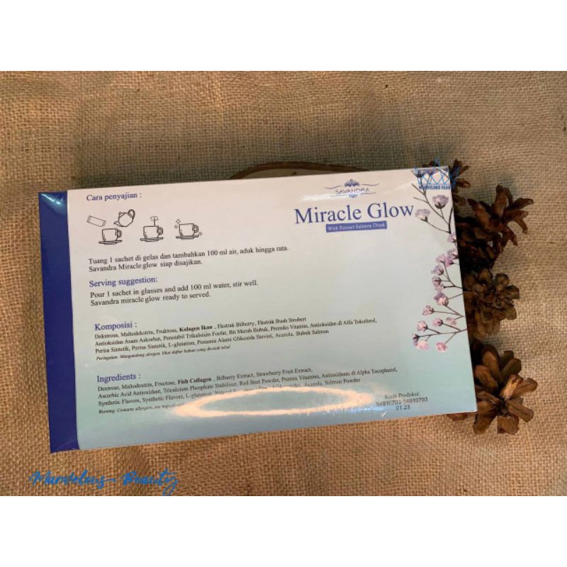 MIXED UP | Savandra Miracle Glow collagen with salmon kolagen drink