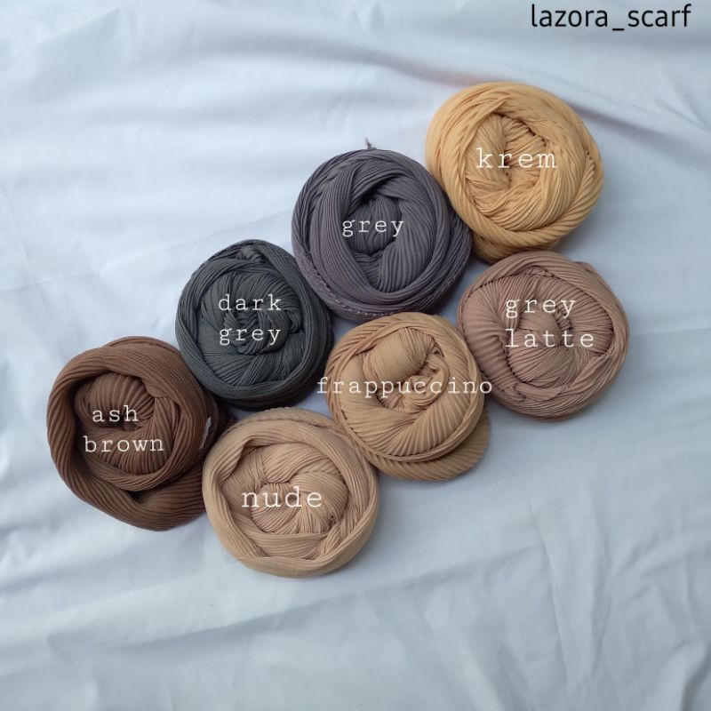 SEGIEMPAT PLISKET/SEGIEMPAT LIPIT/KERUDUNG PLISKET/ Pleated Square  [BACA DESKRIPSI]-4