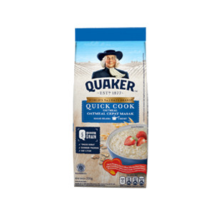 

Quaker Oatcooking Oatmeal Biru Pck 200G (Refill)