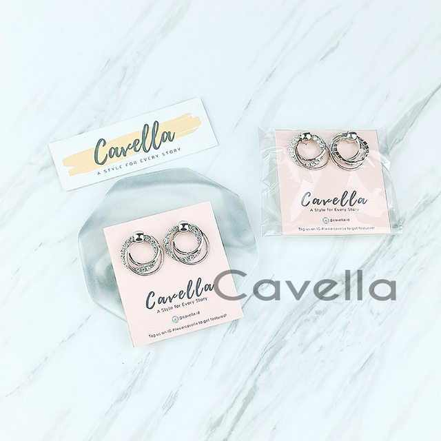 Premium Earring Anting by Cavella - Model : Adorabella ER006