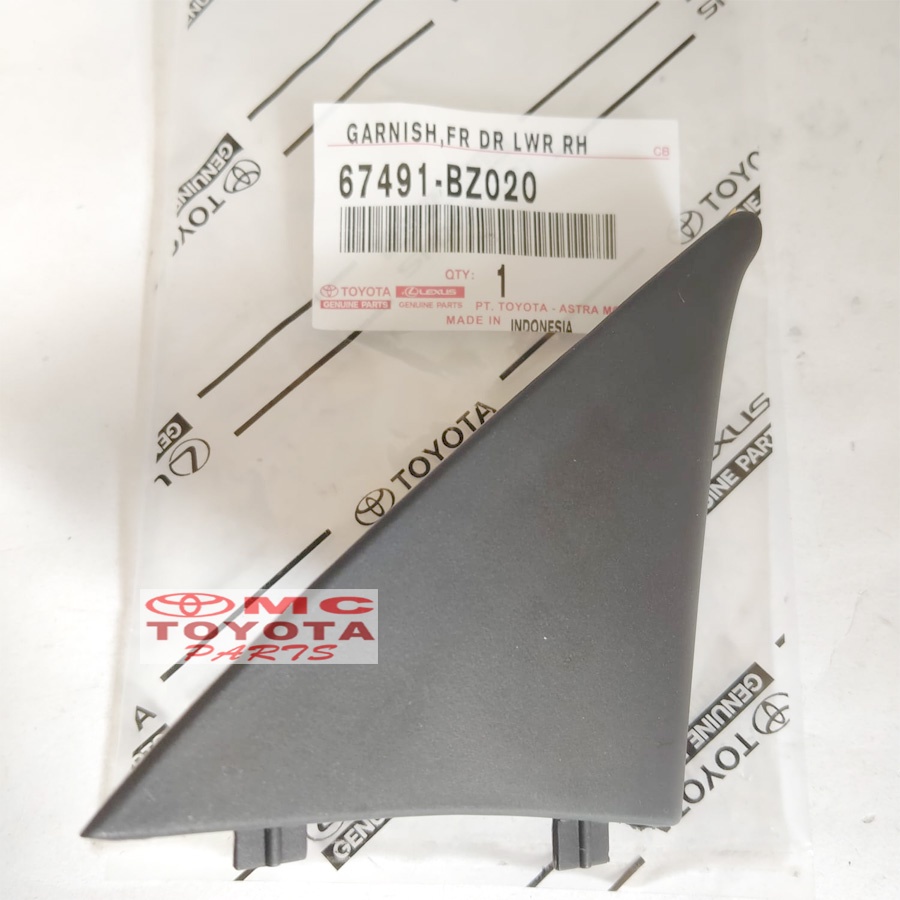 Garnish Pilar Segitiga dalam Depan Kanan Avanza Xenia Old 67491-BZ020