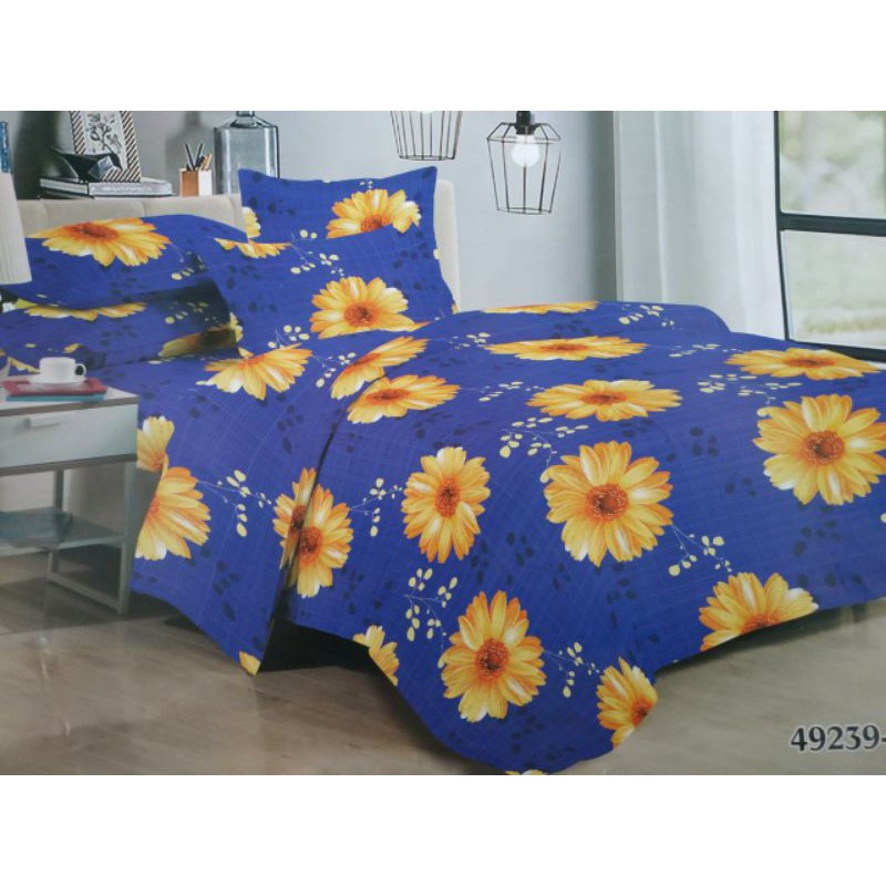 Set Bedcover Plus Sprei Murah Carissa 180x200