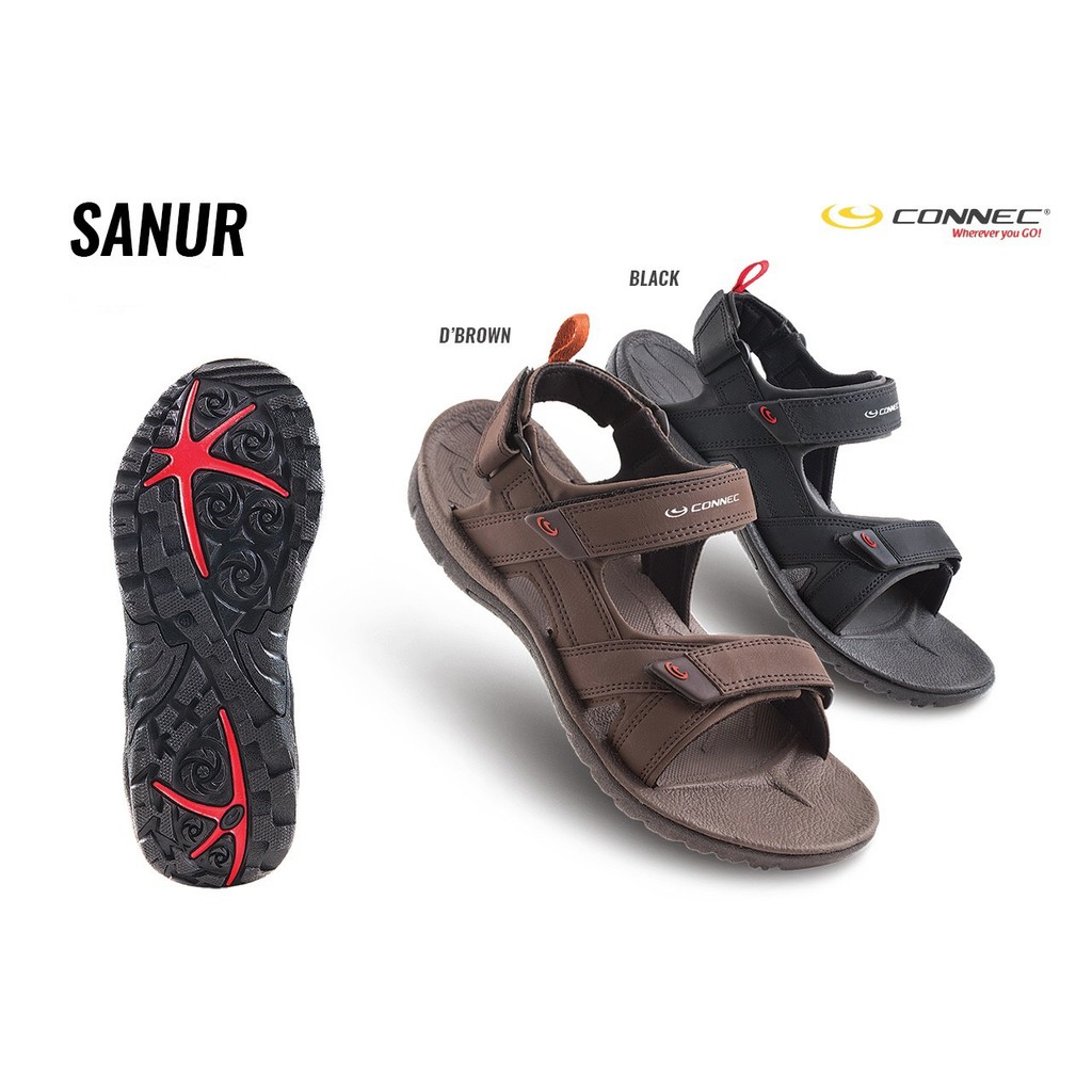 CONNEC SANUR Sepatu Sendal Sandal Gunung Hiking Pria Cowok CONNEC SANUR Sepatu Sendal Sandal Gunung Hiking Pria Cowok