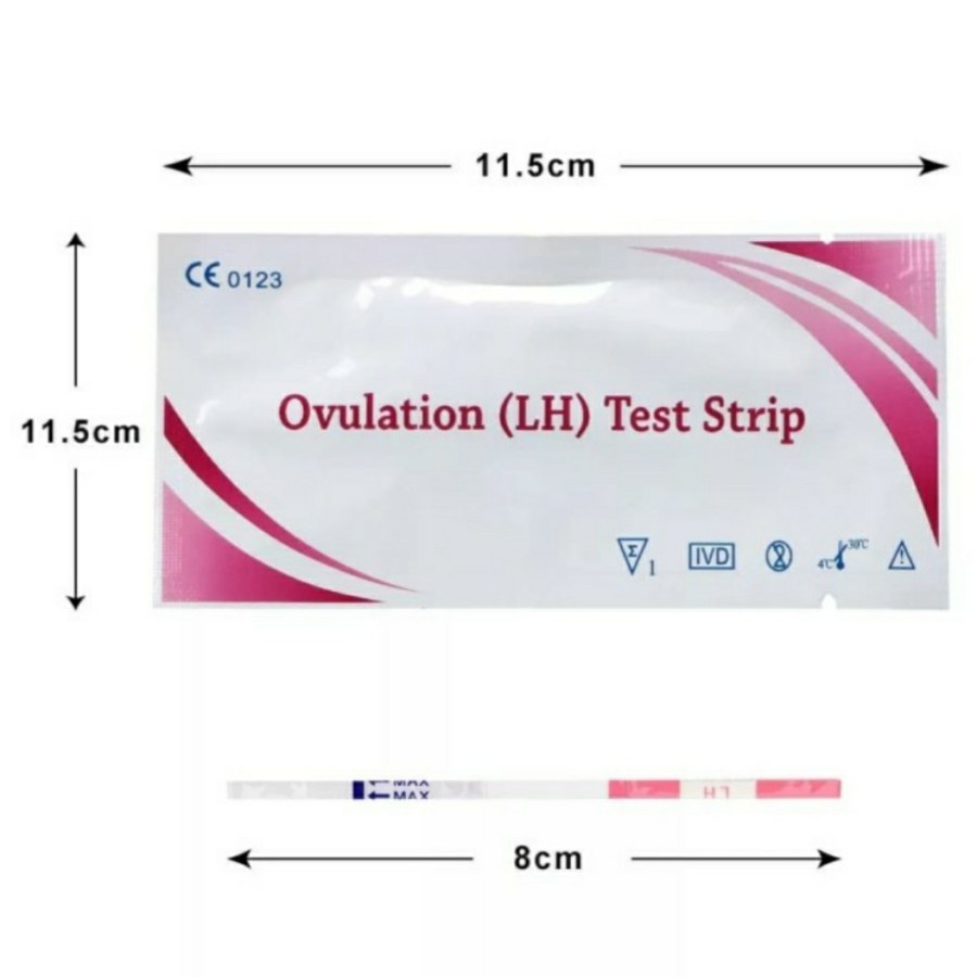 OVULATION (LH) Test Strip. Strip LH Ovulasi. Alat Test Kesuburan. l