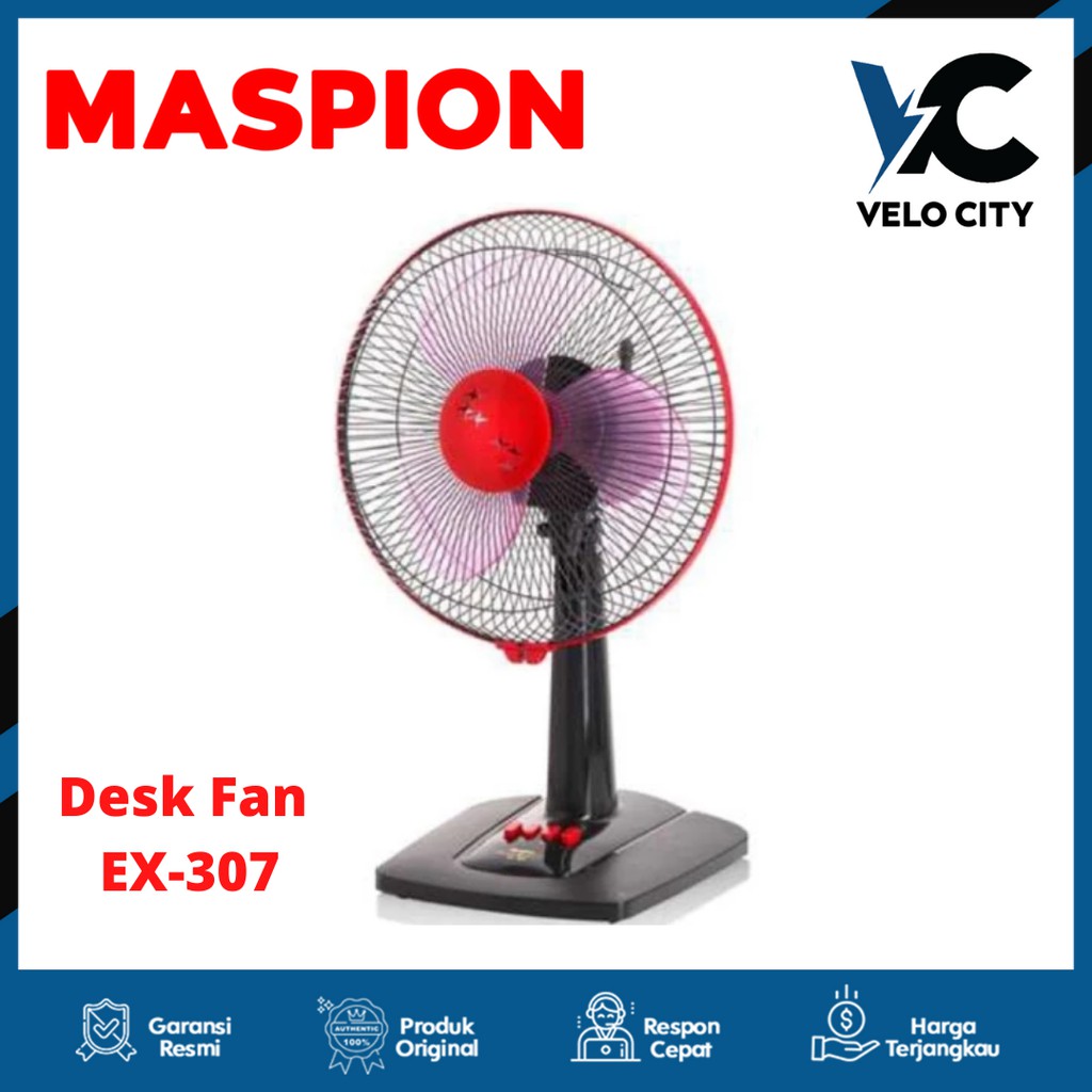 Kipas Angin Maspion Duduk EX 307 Desk fan - Garansi Resmi 1 Tahun